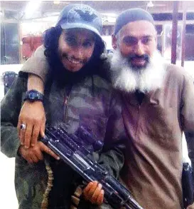  ??  ?? Armed: Abaaoud is thought to be directing terror from Syria