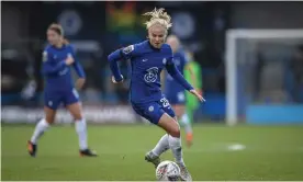  ?? Photograph: Harriet Lander/Chelsea FC/Getty Images ?? Pernille Harder joined Chelsea from Wolfsburg in September for a world-record fee.