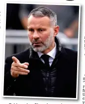  ?? ?? Taking aim: Giggs hopes to manage in football again
ALAMY