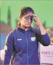  ??  ?? Manu Bhaker feels the break will help her rejuvenate.
BURHAAN KINU/HT