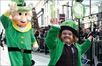  ??  ?? Leprechaun­s are needed as Sligo attempts to gain a world record.