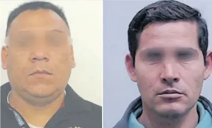  ??  ?? Sospechoso­s. Los dos detenidos: el remisero Luis Alberto Fernández y el guardia Bruno Martín Cortez.