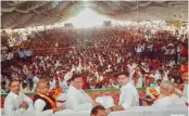  ?? — AA ?? Rajasthan Congress president Sachin Pilot at the party’s Sankalp Rally on Friday.