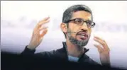  ?? AFP/FILE ?? Google CEO Sundar Pichai at the developers conference