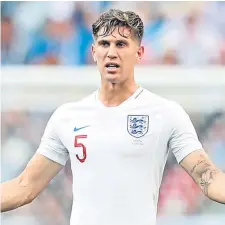  ??  ?? England defender John Stones wants to keep up pace.