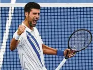  ?? Frank Franklin II / Associated Press ?? Novak Djokovic is ranked No. 1 and has the top seed in the U.S. Open, which begins Monday in New York.