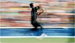  ?? PHOTO: GETTY IMAGES ?? Trent Boult will likely lead the Black Caps pace attack at the Champions Trophy while Adam Milne, Tim Southee and Mitchell McClenagha­n vie for one other spot.