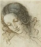  ?? (Royal Collection Trust/ Her Majesty Queen Elizabeth II 2019) ?? LEONARDO DA VINCI, ‘The head of Leda,’ c.1505–8.