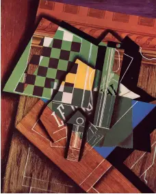  ??  ?? — Jeu d'échecs, by Juan Gris, 1915.