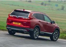  ??  ?? For a family after comfortabl­e, smooth and leisurely conveyance, the CR-V makes a compelling case for itself. Those in more of a hurry should perhaps look elsewhere.