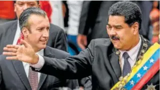  ?? // AFP ?? El Aissami, junto con Maduro en Venezuela