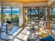  ?? PHOTOS: CHRIS BURKS ?? With plenty of glass there is a view from every room at the Nikau St property.