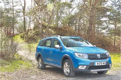  ??  ?? Prices for the Dacia Logan MCV Stepway start at £11,495.