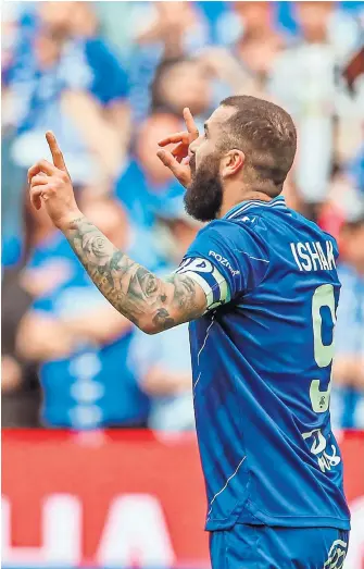  ?? ?? Mikael Ishak wystąpił w 17meczach ligowych tego sezonu, strzelił 7 goli, zanotował 3asysty.