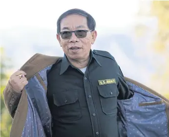  ??  ?? COMMANDER IN CHIEF: Lt Gen Yawd Serk is the most influentia­l political figure in Shan State.