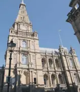  ??  ?? SEAT OF GOVERNMENT: Halifax Town Hall was designed by Charles Barry, who also designed the Houses of Parliament.