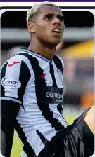  ??  ?? Seeing red: St Mirren’s Ethan Erhahon was sent off late on