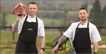  ??  ?? Head Chef William Millar and FARM chef Tamas Varga.