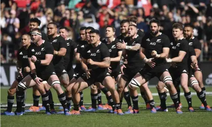  ??  ?? All Blacks players will now be able to spend Christmas with their families after serving a period in quarantine. Photograph: Andrew Cornaga/AP
