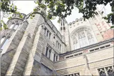  ?? Arnold Gold / Hearst Connecticu­t Media ?? The Sterling Law Building on Oct.2. This building houses the Yale Law School in New Haven.