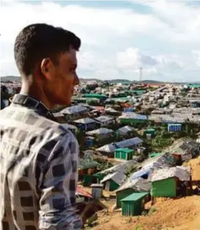  ?? IPS PIC ?? More than a million Rohingya refugees are now cramped in hilly terrains of Ukhiya in southeaste­rn regions of Cox’s Bazar along Bangladesh border with Myanmar.