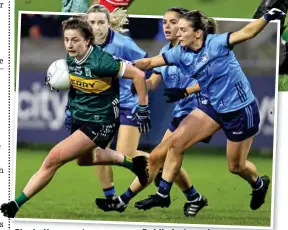  ?? ?? Rivals: Kerry got one over on Dublin last week