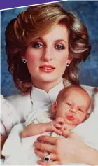  ??  ?? Staying close: A very young Meghan gets a hug from father Thomas in 1981 … and Princess Diana with an infant Harry in 1984