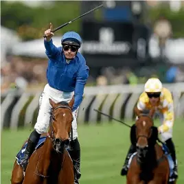  ?? GETTY IMAGES ?? James McDonald rides In Secret to win the Coolmore Stud Stakes during 2022 Penfolds Victoria Derby Day at Flemington Racecourse in Melbourne on Saturday.