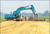  ?? AFP ?? Constructi­on of new railway line in Janakpur.