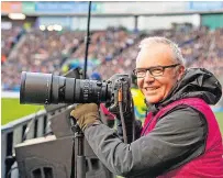  ?? ?? Behind the lens He’s taken photos at the Bridgehaug­h club for the last 17 years