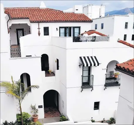  ?? Photograph­s by Jim Edwards ?? THE LUXURIOUS Hotel California­n opened in the fall on Santa Barbara’s popular State Street — just a short walk from Stearns Wharf.