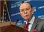  ?? / TNS CHERISS MAY / SIPA USA ?? U.S. Secretary of Commerce Wilbur Ross has denied any wrongdoing, instead citing “inadverten­t errors.”