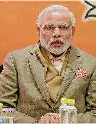  ??  ?? Indian PM Narendra Modi.