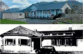  ?? SUPPLIED/PAPERS PAST ?? John Bowen’s Te Aroha home was the dining hall of a former health camp in Campbells Bay.