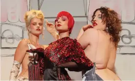  ?? Photograph: Katie Louise Nicol ?? Nicol and Ford's 2021 runway show, which featured size-diverse models, something the designers describe as ‘double the work’ but ‘a labour of love’.