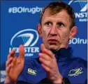  ??  ?? CALL-UP: Leinster’s Leo Cullen