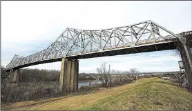  ?? Democrat-Gazette file photo ?? This bridge in Clarendon was built in 1931 to replace the ferry that had carried cars across the White River.