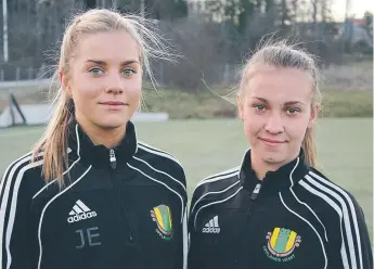  ?? FOTO: ANDERS EKSTRÖM/ARKIV ?? OVERKLIGT. Både Julia Ekholm och Julia Zigiotti Olme beskriver känslan av att ta EM-guld som overklig.