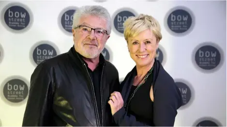  ??  ?? Dinner date... Valentine’s couple John McColgan and Moya Doherty will be dining at home in their sumptuous pad in Howth (inset) Rachel Allen and husband Isaac will be sipping romantic cocktails