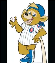  ?? ASSOCIATED PRESS ?? An artist’s rendering of the Chicago Cubs mascot Clark.