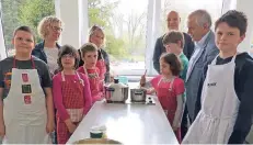  ?? FOTO: NN ?? Dank des Rotary Clubs Kleve Schloss Moyland wird regelmäßig gekocht.