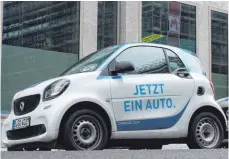  ?? FOTO: DPA ?? Daimler engagiert sich mit Car2Go auf dem Carsharing-Markt.