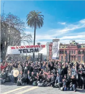  ?? Sipreba ?? Asamblea de los trabajador­es en Plaza de Mayo