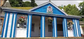  ??  ?? ‘Double standards’: Council-run St Ronan’s Centre is painted bright blue