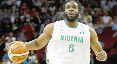  ??  ?? D'Tigers captain, Ike Diogu has said the men's senior national basketball team of Nigeria is motivated as the players will be making their World Cup debut in China.