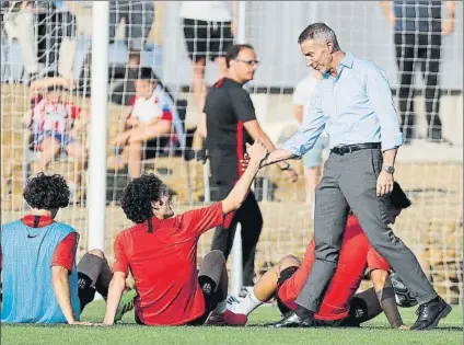  ?? FOTO: J. A. SIRVENT ?? El director deportivo del Atlético de Madrid,
Andrea Berta, entra en escena para reforzar el equipo