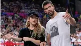  ?? / AFP JOSEP LAGO ?? Das einstige Traumpaar: Ex-Barca Star Gerard Piqué und Sängerin Shakira.
