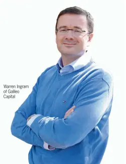  ??  ?? Warren Ingram of Galileo Capital