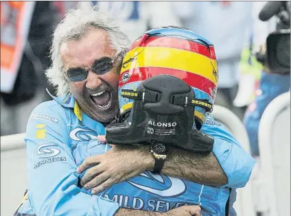  ?? FOTO: GETTY ?? Flavio Briatore, ex jefe de Fernando Alonso en su pasado conjunto en Renault, se encuentra estable