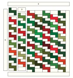  ??  ?? It’s Not Too Late! Assembly Diagram 48" x 54"